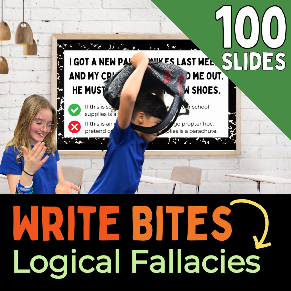 Logical Fallacies Lessons for Teaching Middle School ELA | Argument Writing | 6th Grade 7th Grade