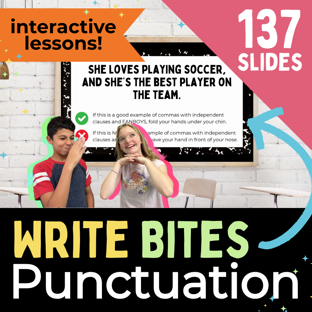 Teaching Punctuation | Middle School ELA Writing Mini Lessons