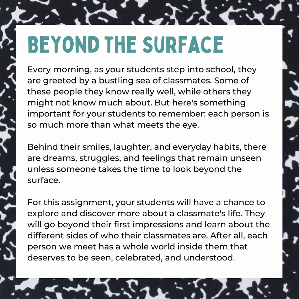 Descriptive Essay Pack for Middle School ELA | Describe Your Classmate