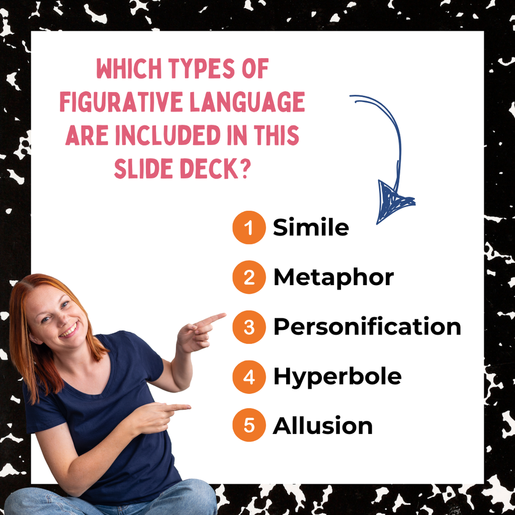 Fun Figurative Language Lessons for Middle School ELA | 6th Grade 7th Grade Writing