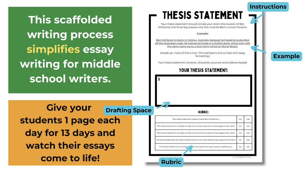 Missing Person Essay Pack for Middle School ELA | Where is Ben McDaniel?
