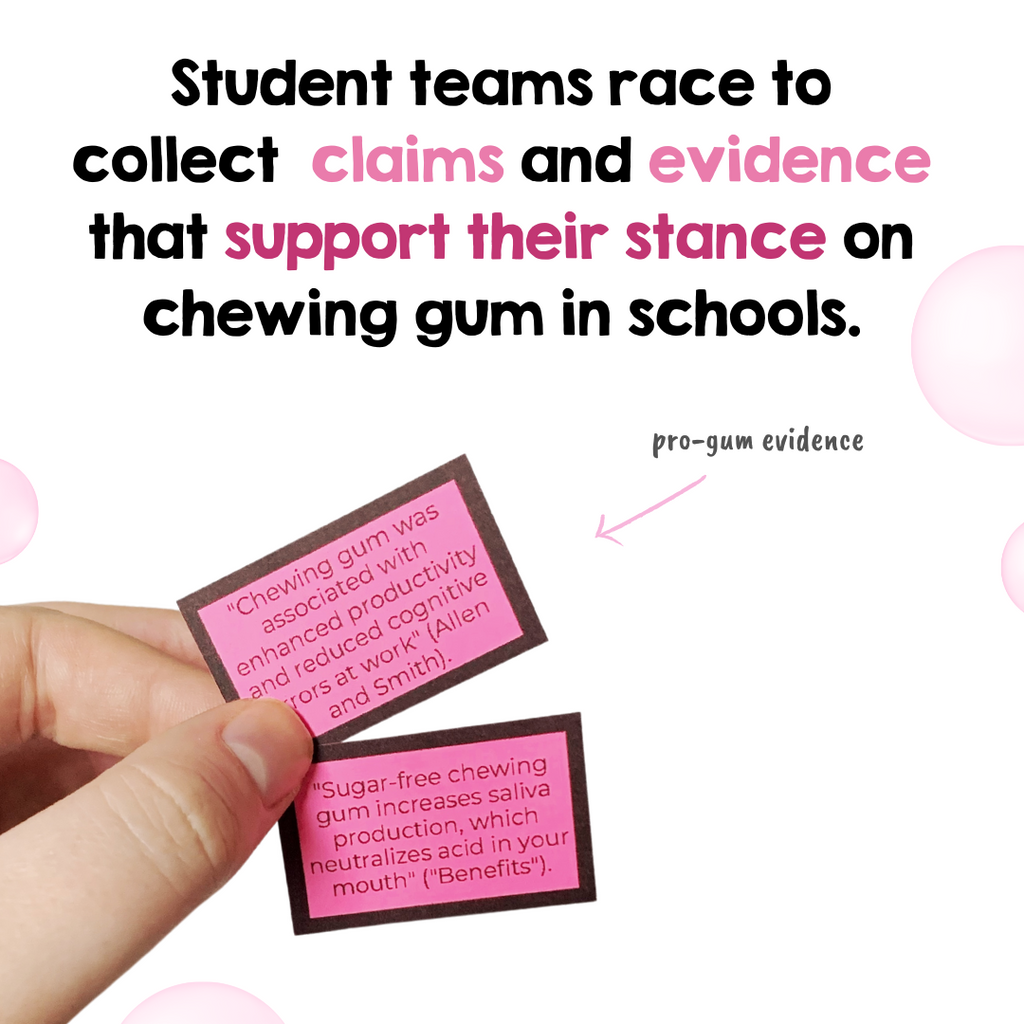 Research Writing Game and Activity for Middle School ELA