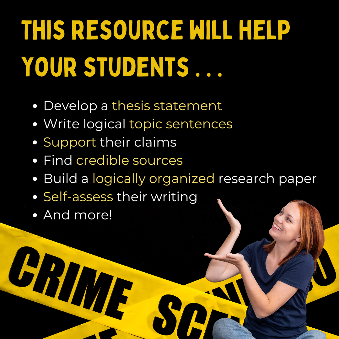 True Crime Essay Pack for Middle School ELA | The Isabella Stewart Gardner Museum Heist