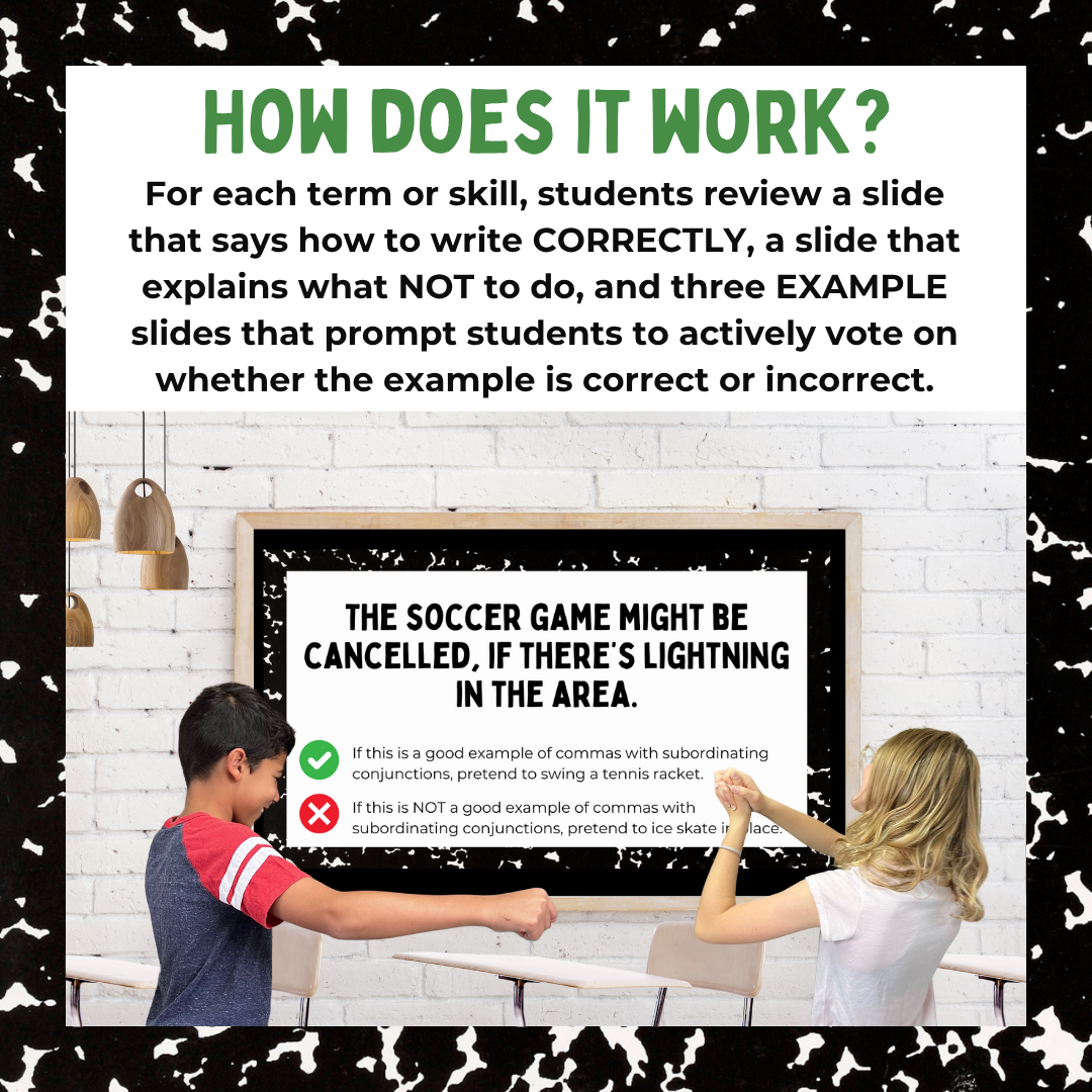 Teaching Punctuation | Middle School ELA Writing Mini Lessons