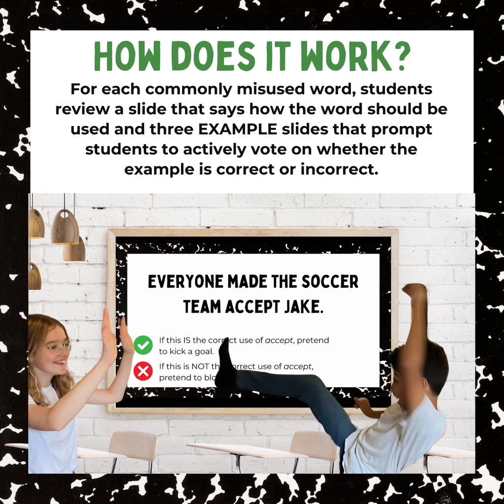 Grammar Lessons for Middle School ELA | Commonly Misused Words