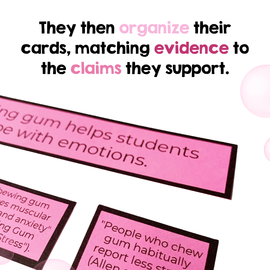 Research Writing Game and Activity for Middle School ELA