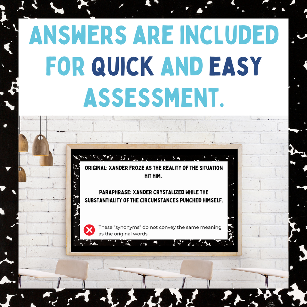 Paraphrasing and Plagiarism Lessons for Teaching Middle School ELA