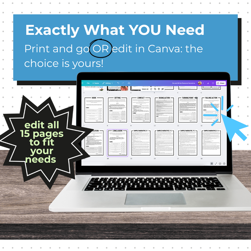 Personal Narrative Essay for Middle School | Prompt Instructions Rubrics Sample Essay