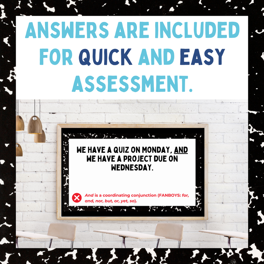 Sentence Structure Mini Lessons for Middle School ELA Writing | 6th Grade 7th Grade