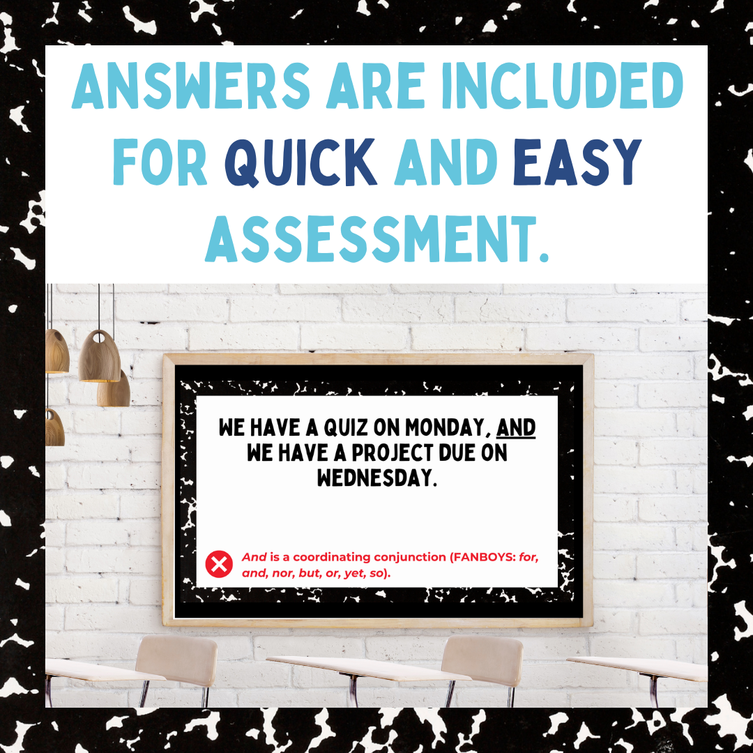 Sentence Structure Mini Lessons for Middle School ELA Writing | 6th Grade 7th Grade