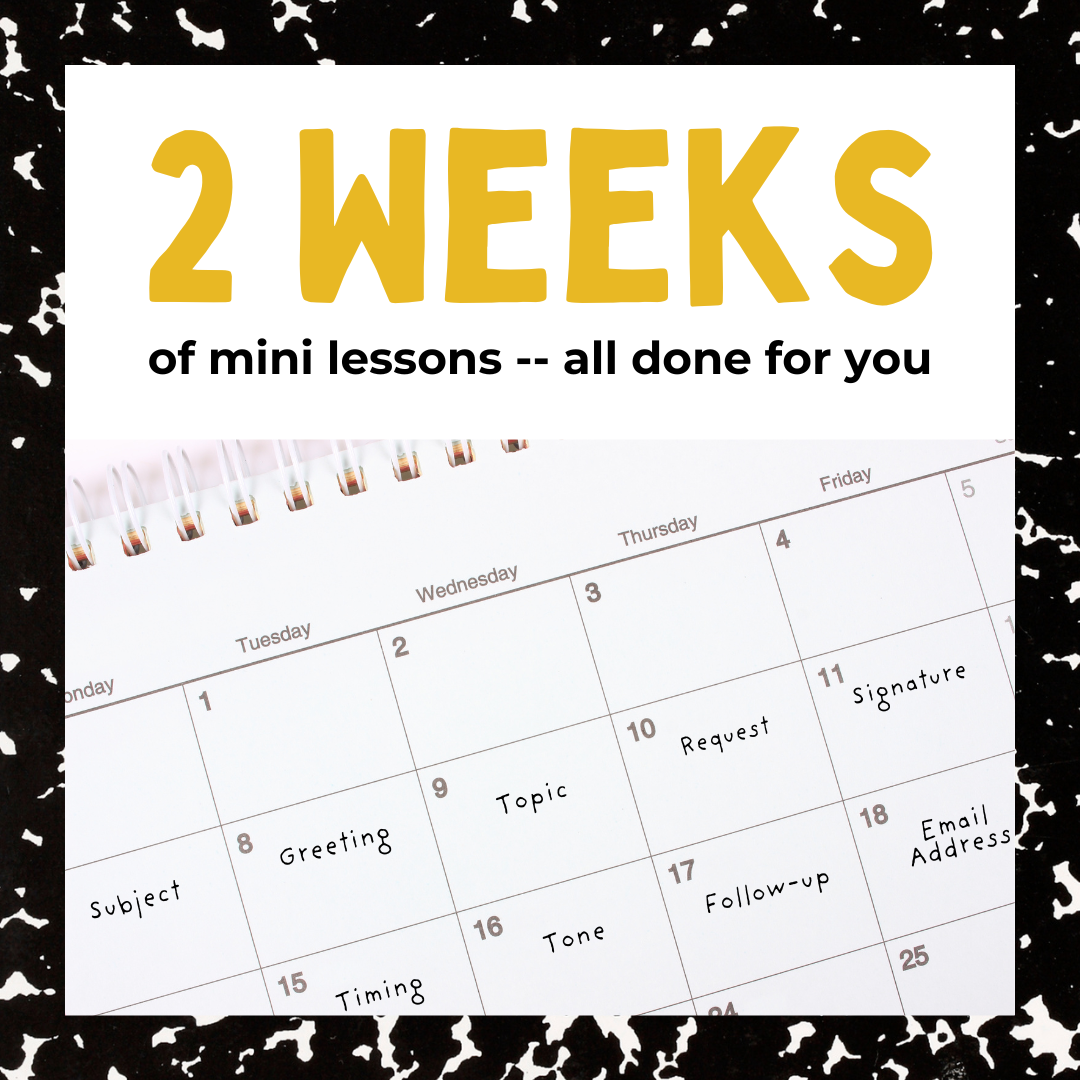 Email Etiquette Lessons for Middle School